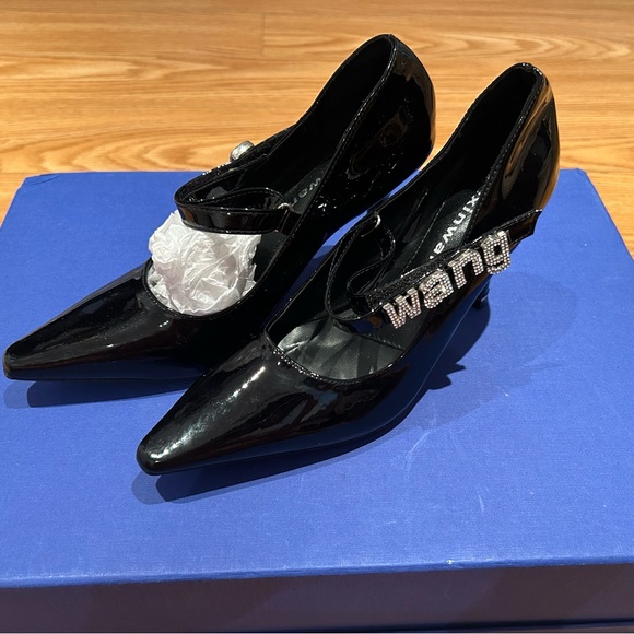 US 8 Alexander Wang Patent Leather Mary Jane Pumps Brand New - Picture 2 of 3